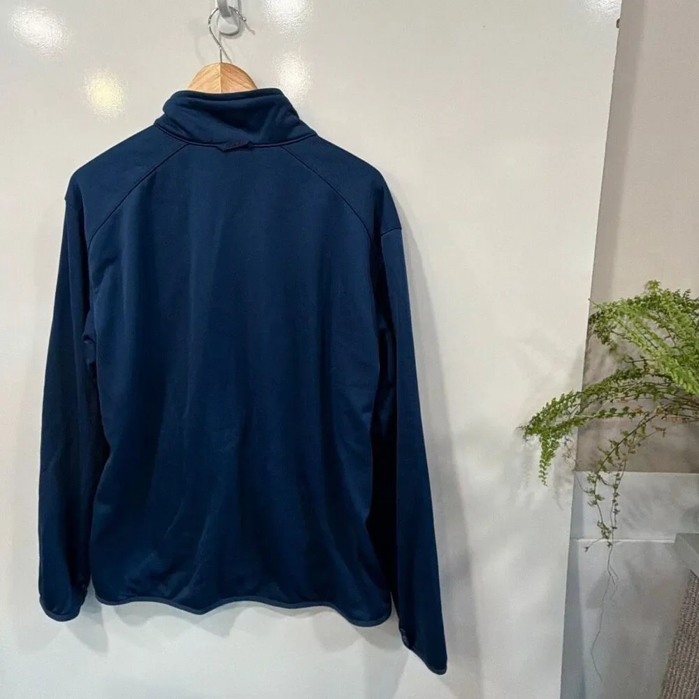Men’s navy north face zip up jacket‎ size XL